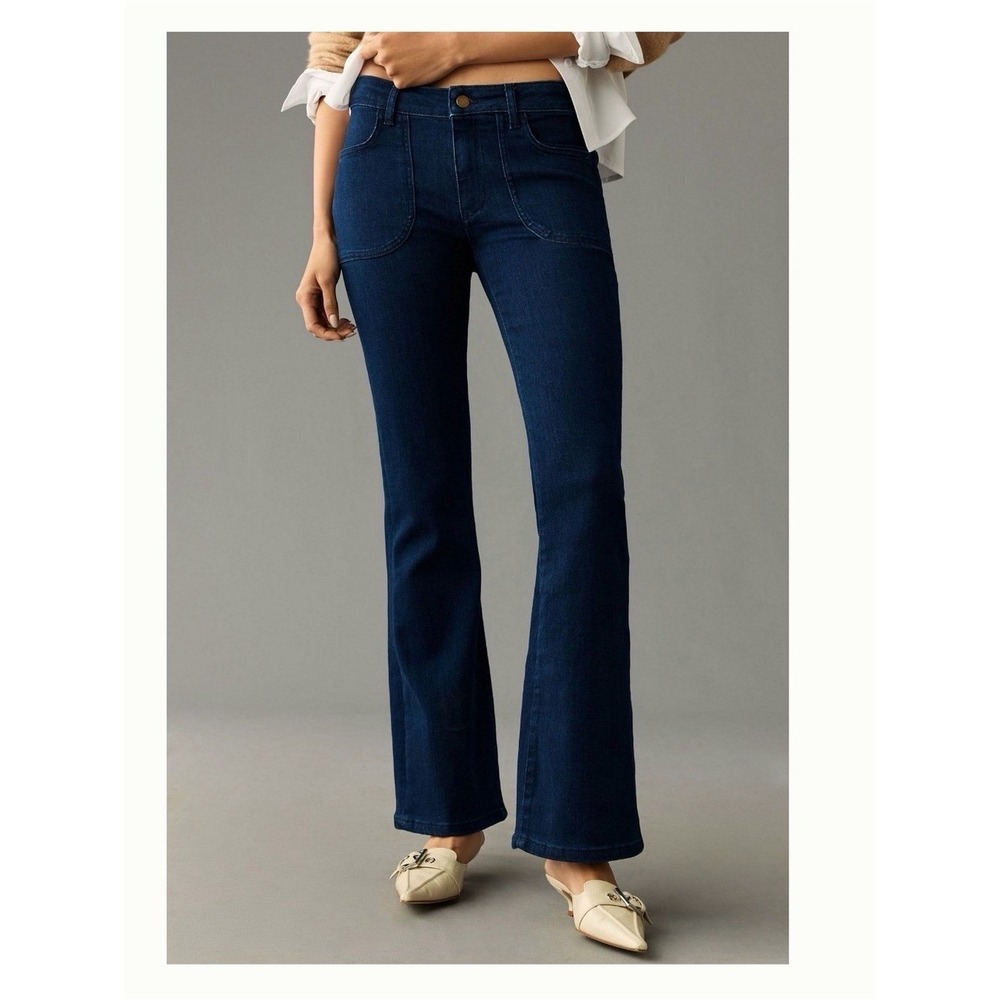 Anthropologie Pilcro The Icon‎ Low Rise Flare jeans  Sz 25 NWOT A1-10